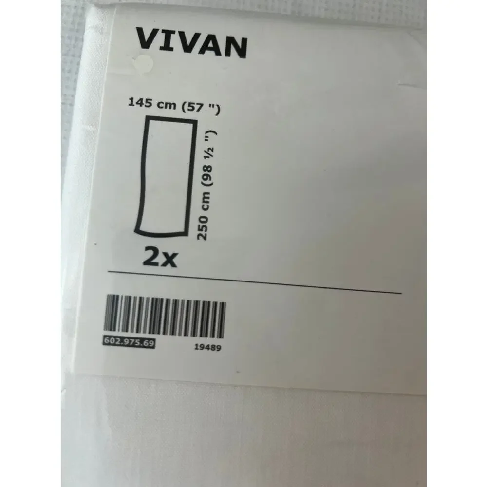 Ikea Vivan Curtain Panels White